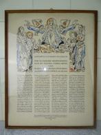 Antieke prent Dogma-verklaring Maria 29/100 Ger Huntjens, Antiek en Kunst, Ophalen of Verzenden