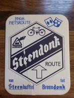 2 bierviltjes steendonk, Verzamelen, Ophalen of Verzenden, Gebruikt, Viltje(s), Overige merken