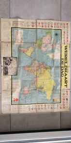 W. Seghers staatkundige Wereldkaart in woord en beeld 1937., Ophalen of Verzenden