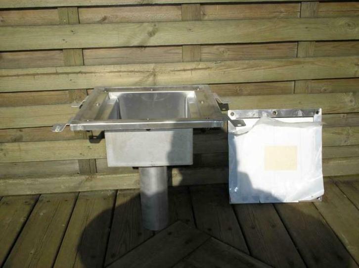 inbouw afvoerrooster inox, Doe-het-zelf en Bouw, Buizen en Afvoer, Nieuw, Inox, Ophalen