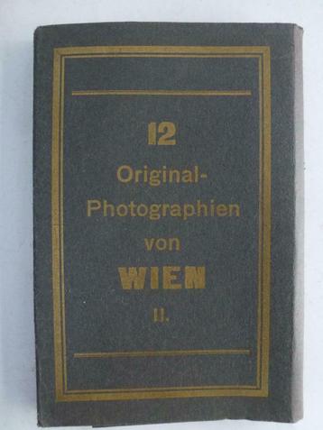 Wenen  Original Photographien von Wien II oud mapje met 12 p