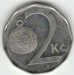 Koruny 2 Tsjechië 2002, Ophalen of Verzenden, Losse munt, Overige landen