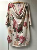 Bel & Bo bloemen beige tuniek - Maat M, Kleding | Dames, Blouses en Tunieken, Maat 38/40 (M), Ophalen of Verzenden, Zo goed als nieuw