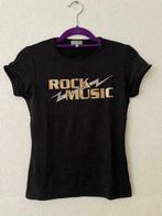 zwart t-shirt Rock Music, Vêtements | Femmes, T-shirts, Manches courtes, Taille 36 (S), Noir, Porté