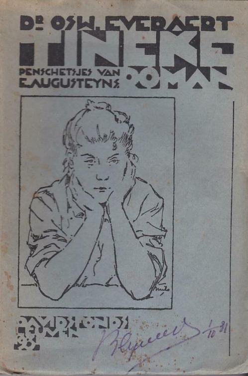 Oswald Everaert, Tineke, Met penschetsen van E. Augusteyns., Boeken, Romans, Gelezen, België, Ophalen of Verzenden