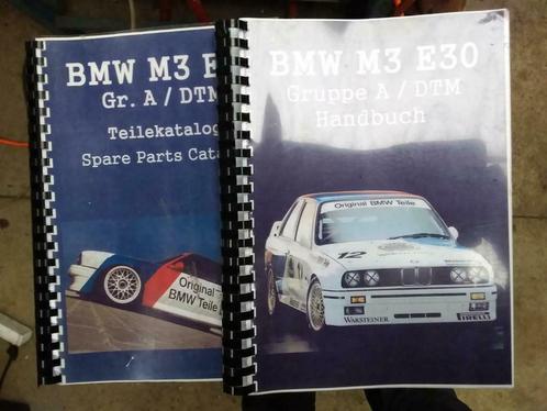 2 manuels BMW Motorsport M3E30 GR A  et DTM, Livres, Autos | Livres, Comme neuf, BMW, Enlèvement ou Envoi