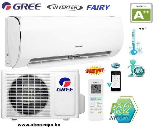 GREE FAIRY INVERTER POMPE A ++ R32 WIFI 2.5KW - 7KW, Electroménager, Climatiseurs, Neuf, Climatisation murale, 100 m³ ou plus grand