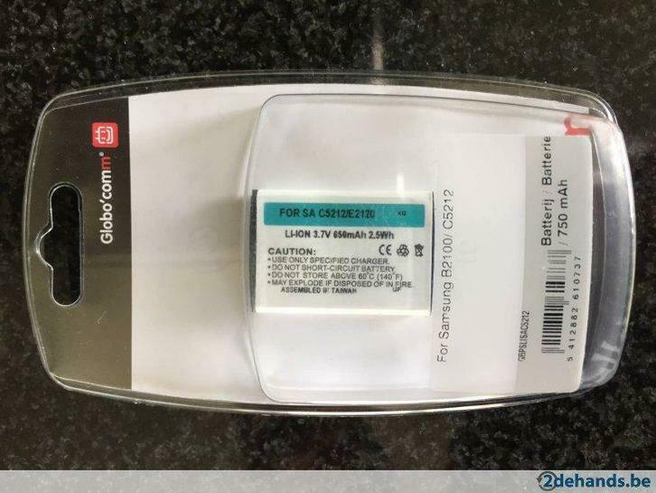Batterij li-ion 3.7v - 650mah - 2.5wh, Audio, Tv en Foto, Fotografie | Accu's en Batterijen, Nieuw, Ophalen of Verzenden