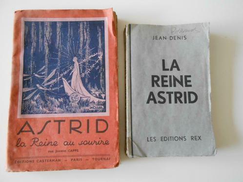2 livres de la maison royale de la reine Astrid., Collections, Maisons royales & Noblesse, Enlèvement ou Envoi