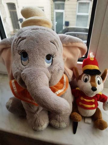Pluchen olifant Dumbo + muis beschikbaar voor biedingen