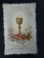 carte de prière première communion Marie & Jeanne Janssens 1, Collections, Envoi, Image pieuse