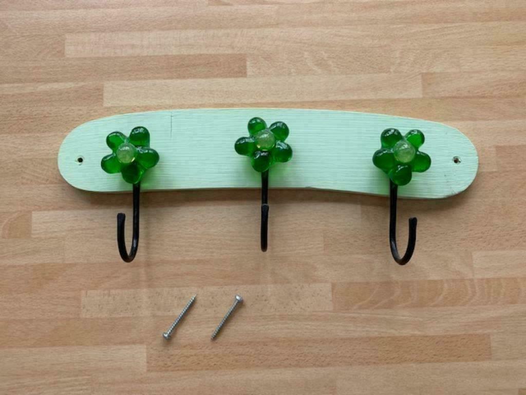 Houten bloemen kapstok, Ophalen of Verzenden, Gebruikt