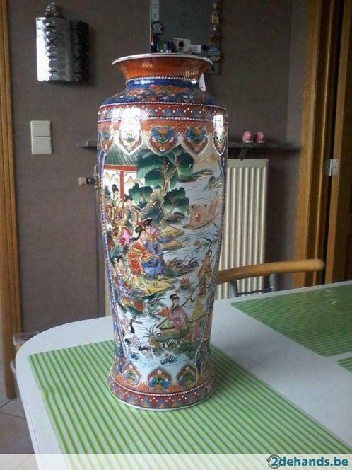 Chinese vaas., Maison & Meubles, Accessoires pour la Maison | Vases, Utilisé, Autres couleurs, Moins de 50 cm, Poterie ou Porcelaine