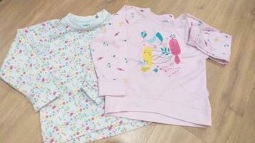 Lot  sweat fille taille 86