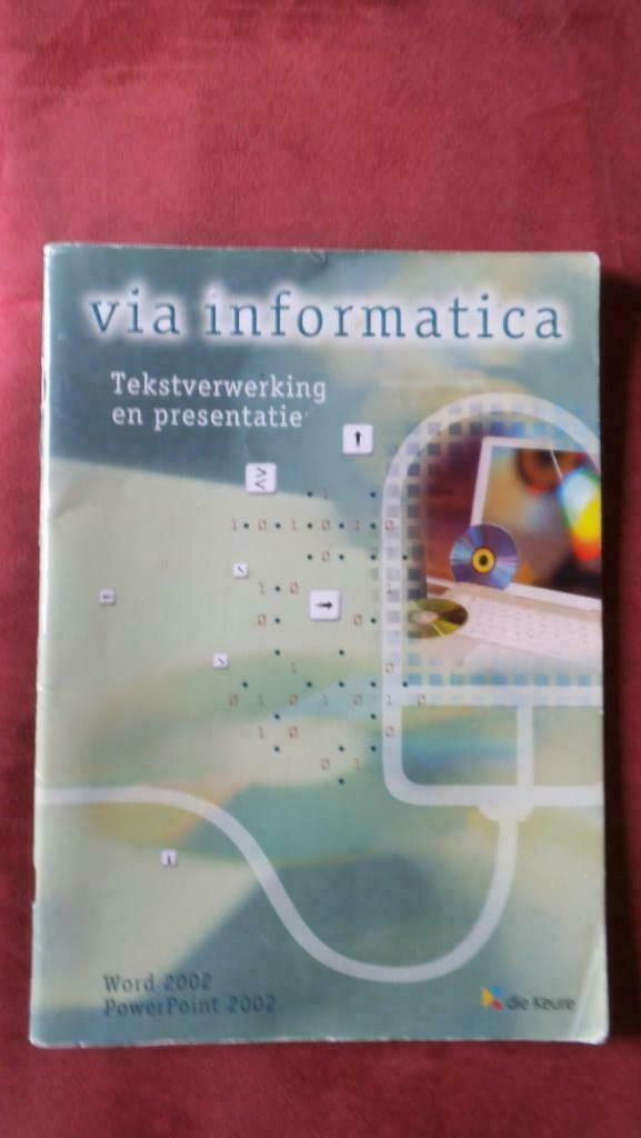 Via informatica Tekstverwerking en presentatie, Boeken, Studieboeken en Cursussen, Ophalen of Verzenden