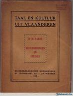 Maurits Sabbe, Taal en kultuur uit Vlaanderen, Maurits Sabbe, Ophalen of Verzenden