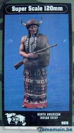 figurine north american indian chief verlinden 969, Hobby & Loisirs créatifs, Neuf
