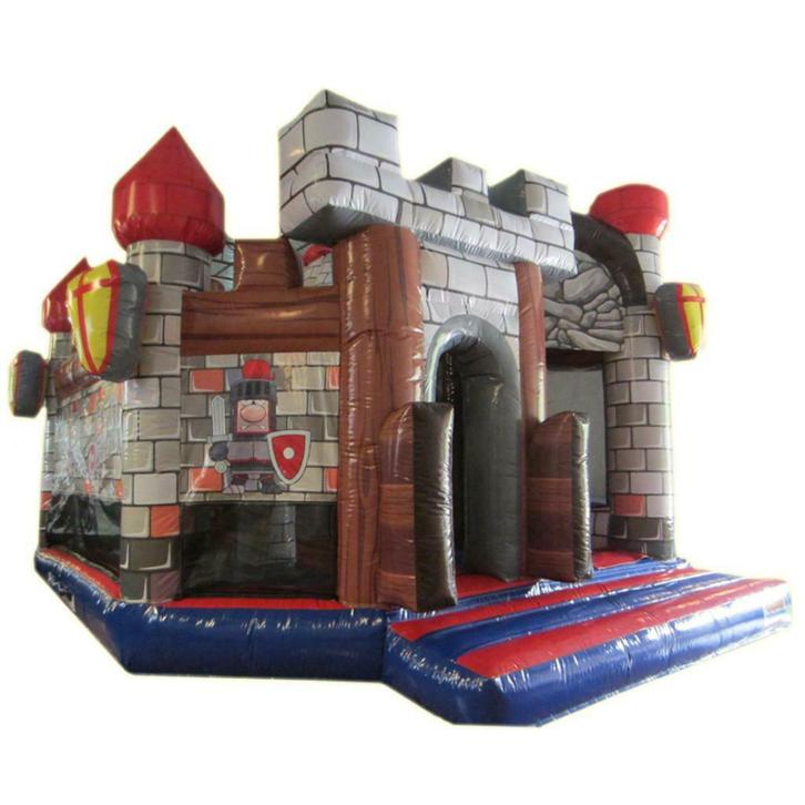 Verhuur springkasteel ridderkasteel met glijbaan, Hobby en Vrije tijd, Feestartikelen | Verhuur, Verzenden