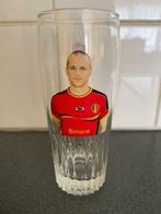 Bierglas Timmy Simons - Rode Duivel - Wereldbeker 2014, Ophalen of Verzenden, Zo goed als nieuw, Overige typen