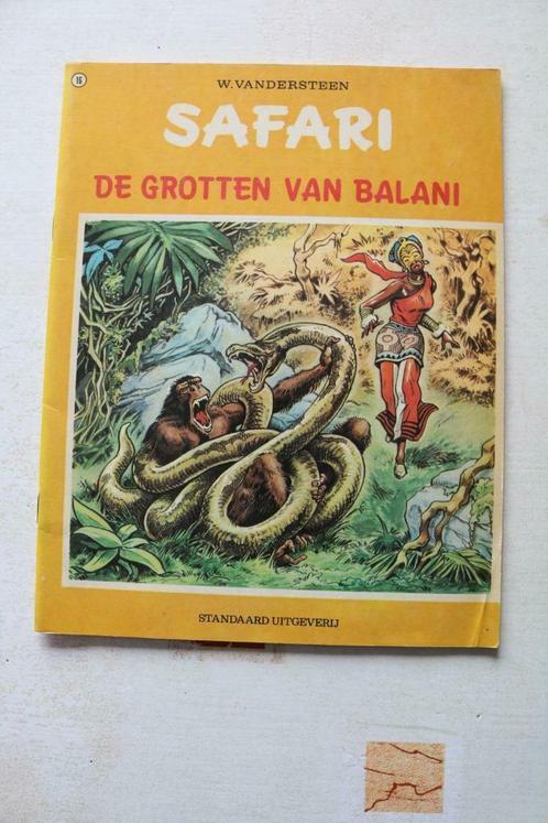 Safari Nr 16 : De grotten van Balani 1-ste druk 1972, Boeken, Stripverhalen, Gelezen, Eén stripboek, Ophalen of Verzenden