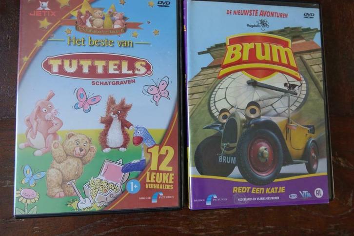2 DVD's voor 3 euro : De Tuttels en Brum, Cd's en Dvd's, Dvd's | Kinderen en Jeugd, Tv fictie, Avontuur, Ophalen of Verzenden