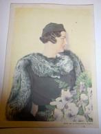 Koningin Astrid: postkaart uitgegeven door Chocolat L'Aiglon, Gebruikt, Ophalen of Verzenden, Kaart, Foto of Prent