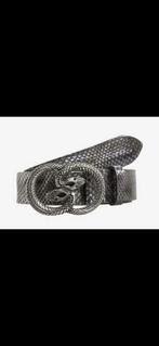 JustCavalli Python zilveren riem, maat 90, Zo goed als nieuw