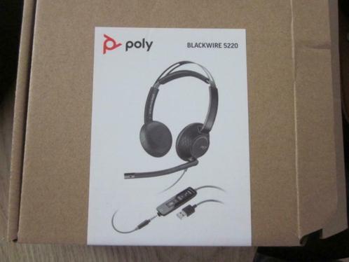 poly blackwire 5220 headset(nieuw), Audio, Tv en Foto, Hoofdtelefoons, Nieuw, Over oor (circumaural), Overige merken