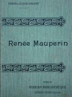 Renée Mauperin Jules & Edmond de Goncourt roman éd FAYARD, Enlèvement ou Envoi