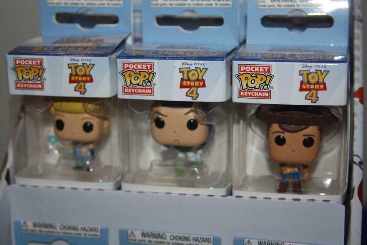 Toy Story 4 ( 3 x pocket Funko POP keychain ) Nieuw, Verzamelen, Disney, Nieuw, Beeldje of Figuurtje, Overige figuren, Ophalen of Verzenden