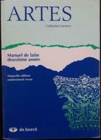 Artes, Manuel de Latin 2e année, Edition De Boeck 2002, Ophalen of Verzenden, Zo goed als nieuw, VSO, Latijn