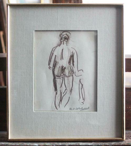 tekening Henri-Victor Wolvens (1896-1977), Antiquités & Art, Art | Dessins & Photographie, Enlèvement ou Envoi