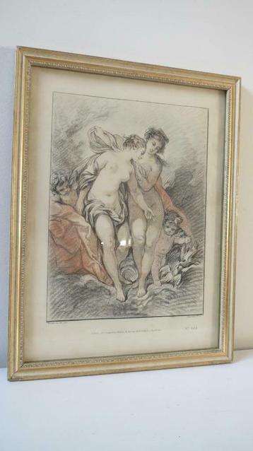 BOUCHER gravure n 204 - techniek 3 potloden