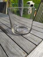 Vase en verre transparent - H 13 cm - D 13 cm, Maison & Meubles, Accessoires pour la Maison | Vases, Enlèvement ou Envoi, Verre