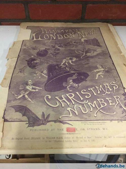 krant londen news van 1882, Antiek en Kunst, Antiek | Boeken en Manuscripten, Ophalen of Verzenden