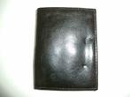 Portefeuille en cuir noir (DS203-x), Autres marques, Noir, Cuir, Enlèvement ou Envoi