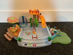 Playmobil openluchtzwembad met glijbaan 4858, Kinderen en Baby's, Speelgoed | Playmobil, Complete set, Zo goed als nieuw