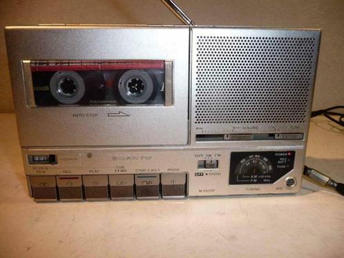 radio K7  portative SANYO–M 6600 F -  modèle VINTAGE, TV, Hi-fi & Vidéo, Decks cassettes, Simple, Autres marques, Tape counter