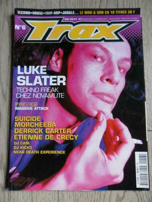 Trax n6 - Mars 1998 - Luke Slater - Techno - House, Livres, Musique, Utilisé, Autres sujets/thèmes, Enlèvement ou Envoi