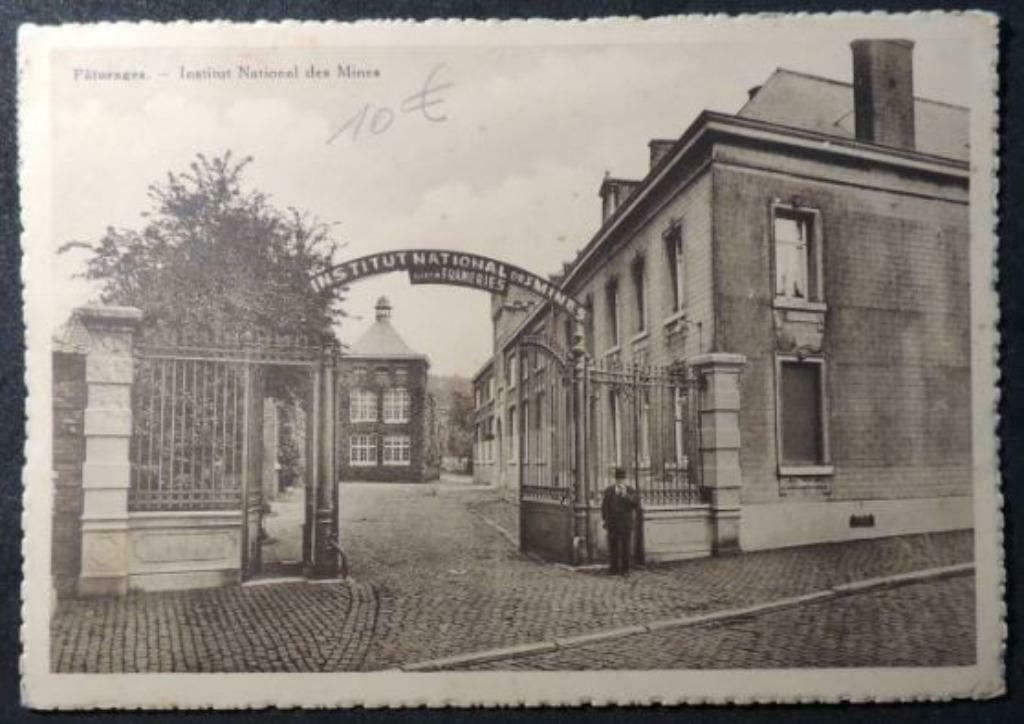 Carte postale Pâturages – Institut national des Mines, Ophalen of Verzenden, 1940 tot 1960, Gelopen, Henegouwen