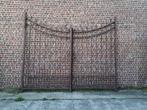 Grand portail robuste - clôture - 350 cm de large x 300 cm d, Jardin & Terrasse, Portes de jardin, 200 cm ou plus, Enlèvement