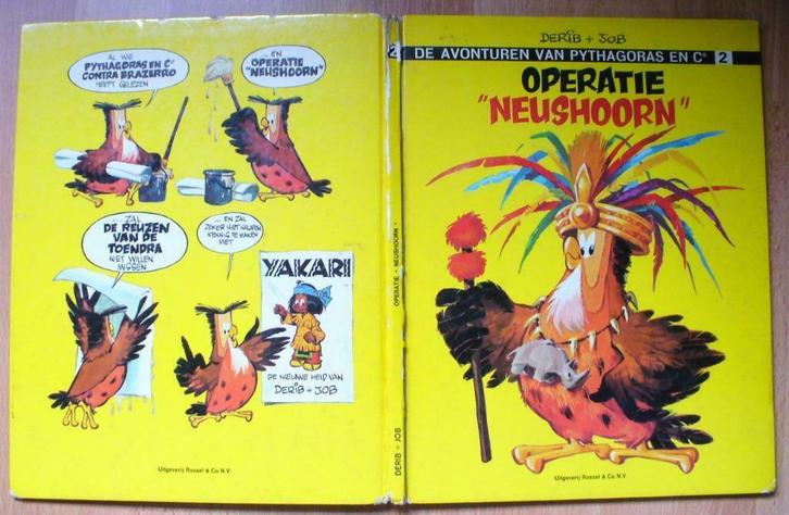 PYTHAGORAS 2 OPERATIE NEUSHOORN DERIB KUIFJE YAKARI, Boeken, Stripverhalen, Gelezen, Eén stripboek, Ophalen of Verzenden