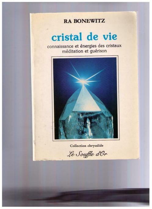 Cristal et vie, connaissance et énergies des cristaux, Boeken, Esoterie en Spiritualiteit, Gelezen, Instructieboek, Spiritualiteit algemeen
