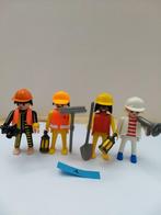 Playmobil, 4 Poppetjes. Rescue, straatveger, megafoon, Kinderen en Baby's, Speelgoed | Playmobil, Gebruikt, Ophalen of Verzenden