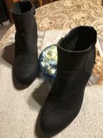 Zwarte enkellaarsjes met hoge hak, Ophalen of Verzenden