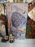 tableaux en bois d albesia 150 x80, Antiquités & Art, Art | Art non-occidental, Enlèvement ou Envoi