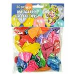 Ballonnen groot metallic 30 stuks, Nieuw, Versiering, Ophalen of Verzenden