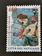 Vaticaanstad 1998 - Musicerende engelen 650 lire, Verzenden, Gestempeld