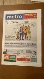Merho kiekeboe metro krant 24/10/2013, Verzamelen, Nieuw, Ophalen of Verzenden