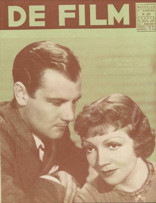 De Film (weekblad, jaargang 9, n° 29, 1935, Patria), Livres, Journaux & Revues, Enlèvement ou Envoi